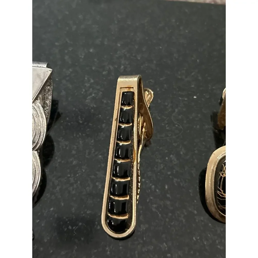 Lot of Vintage Tie Clips (5)